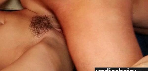 Big hairy pussy babe gets hard fucked in pussy deep 20